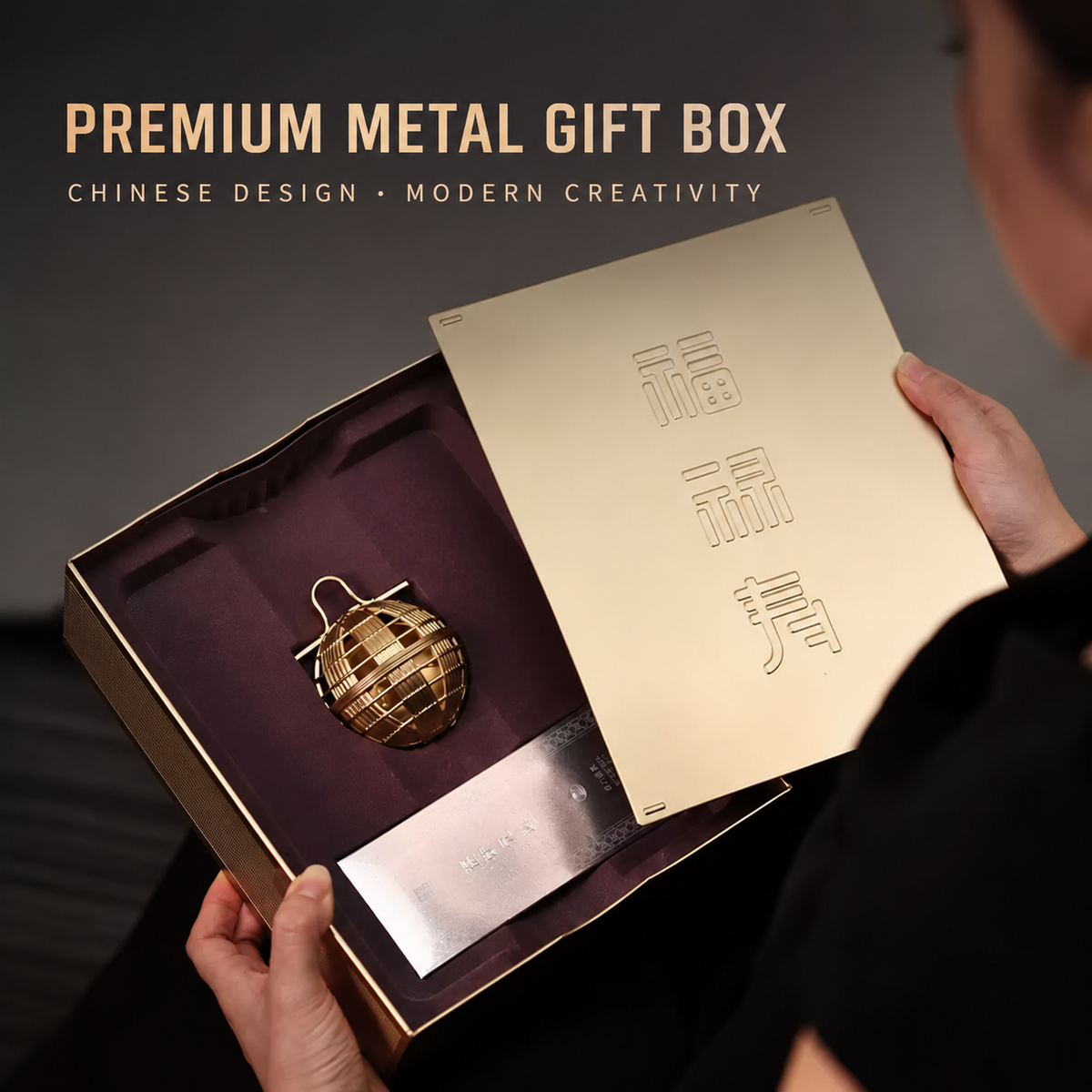 XIANG Fu Lu Shou Ritual Incense Gift Set – Chinese Incense Burner & Handcrafted Incense