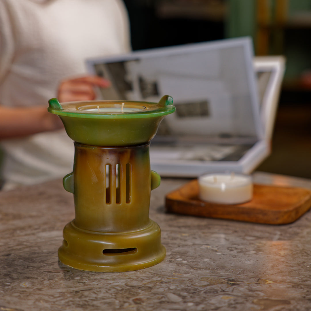 Cha Fu Tabg Sancai Scented Candle Set – Triple Scent - BLOOMBURST™