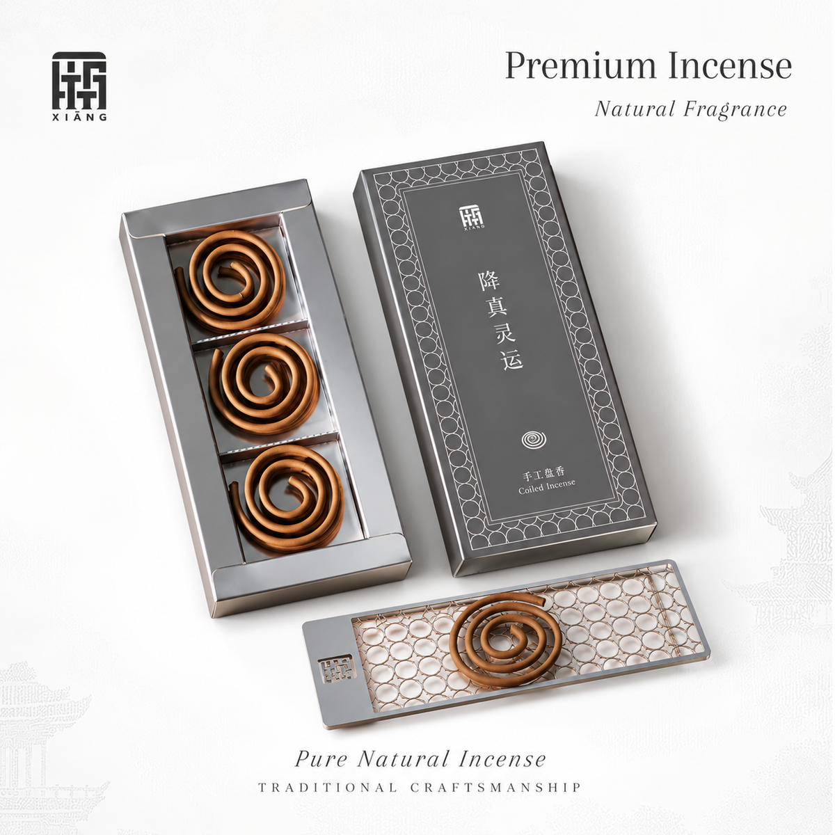 XIANG Fu Lu Shou Handcrafted Incense Refills – Coil & Stick Incense
