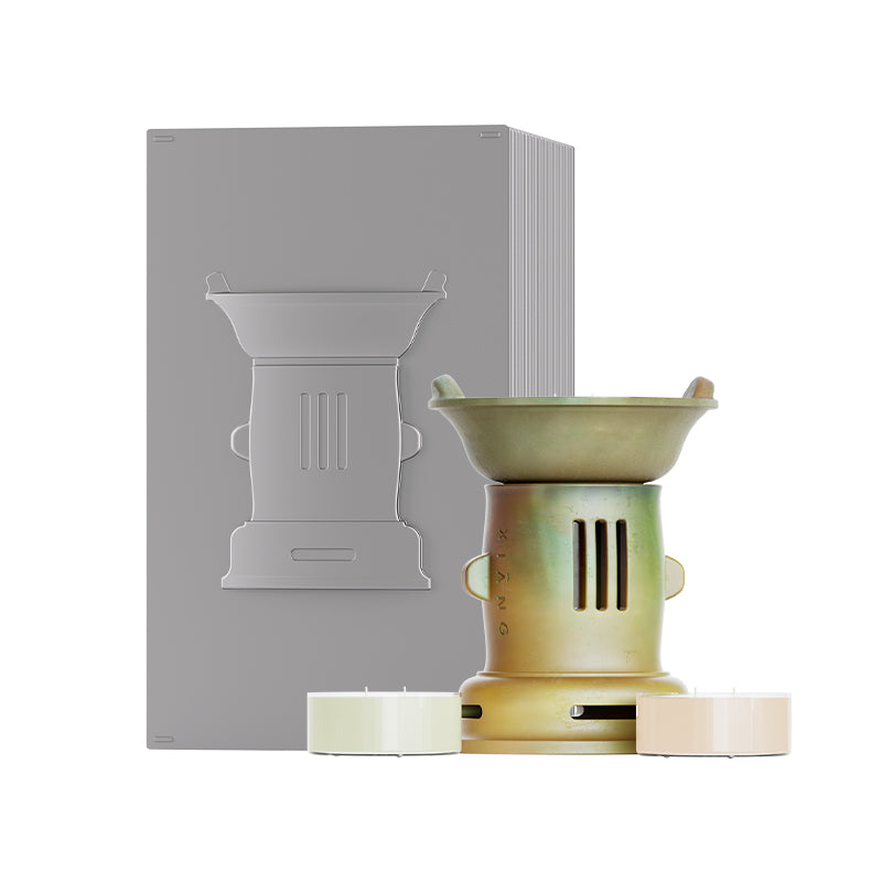 Cha Fu Tabg Sancai Scented Candle Set – Triple Scent - BLOOMBURST™