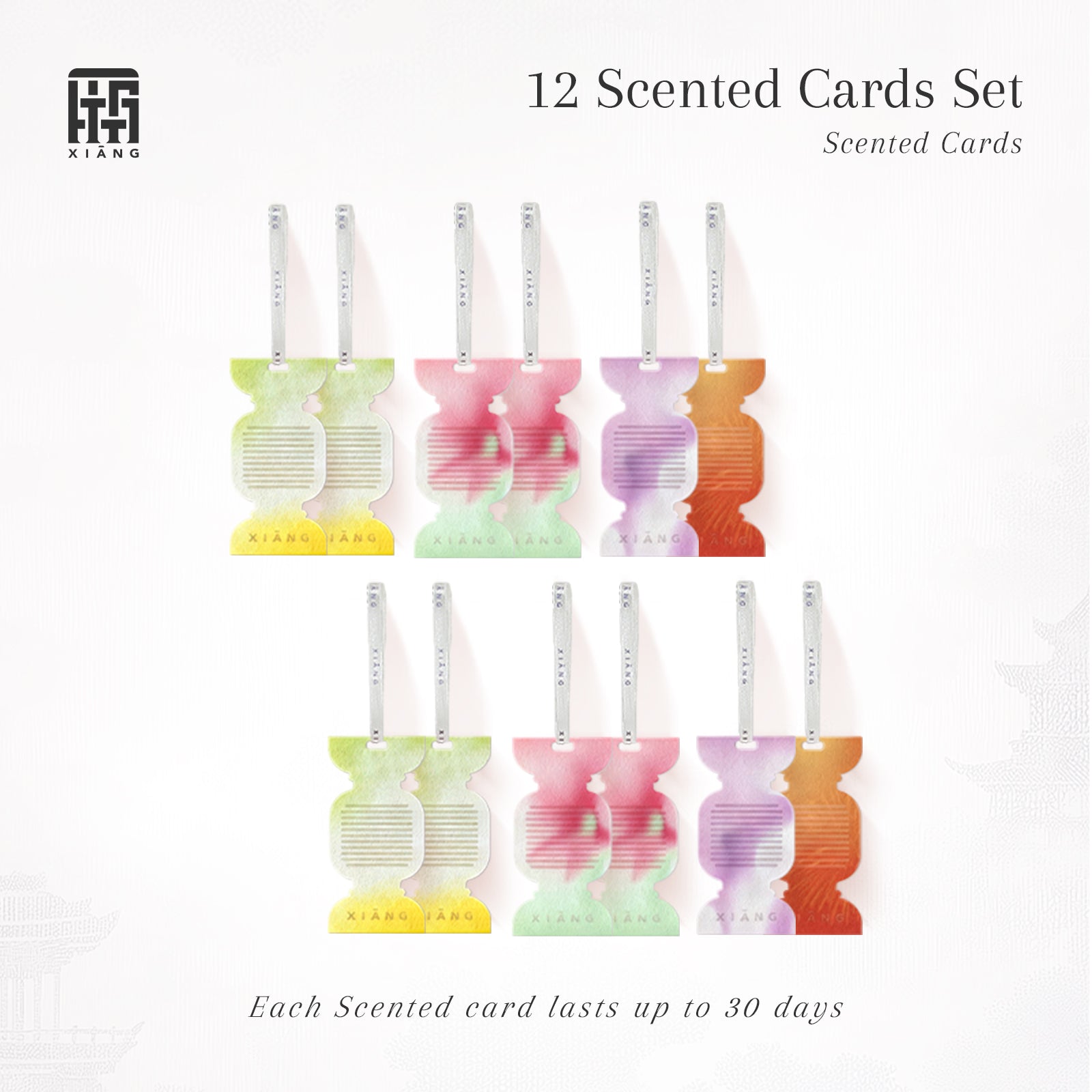 Scented Card Collection XIANG Signature – 12 Mixed Fragrance Selection