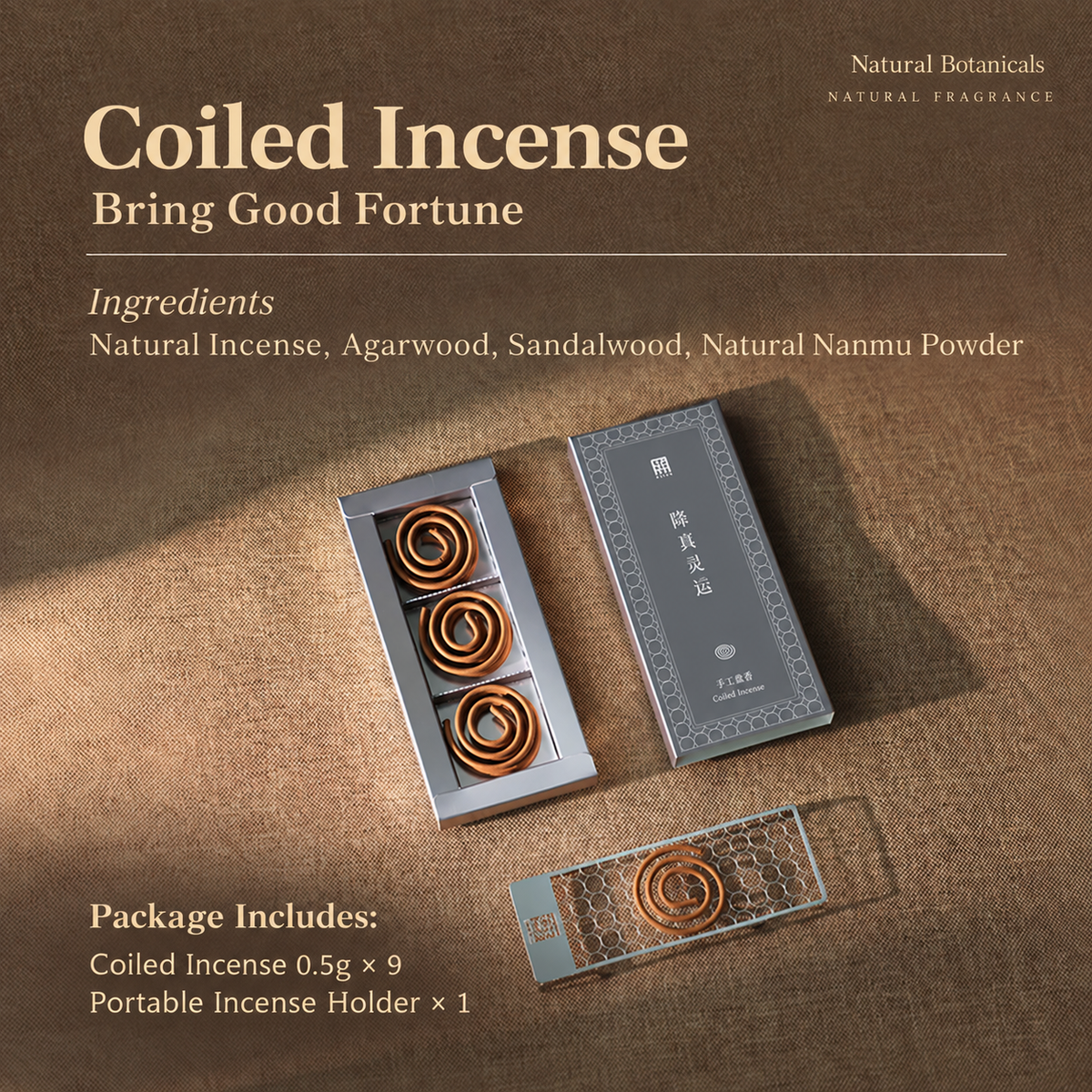 XIANG Fu Lu Shou Handcrafted Incense Refills – Coil & Stick Incense